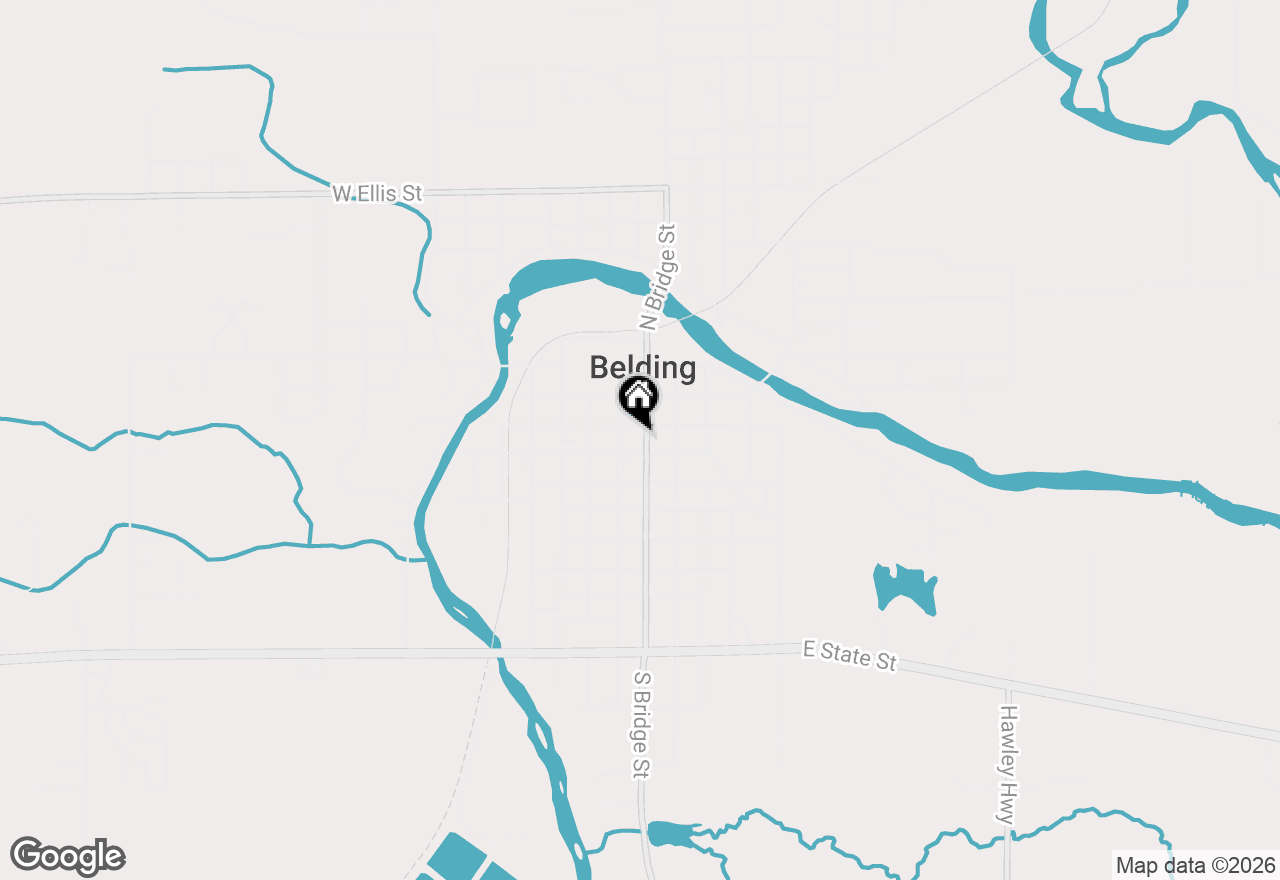 Map of 311 S Bridge Street, Belding, MI 48809