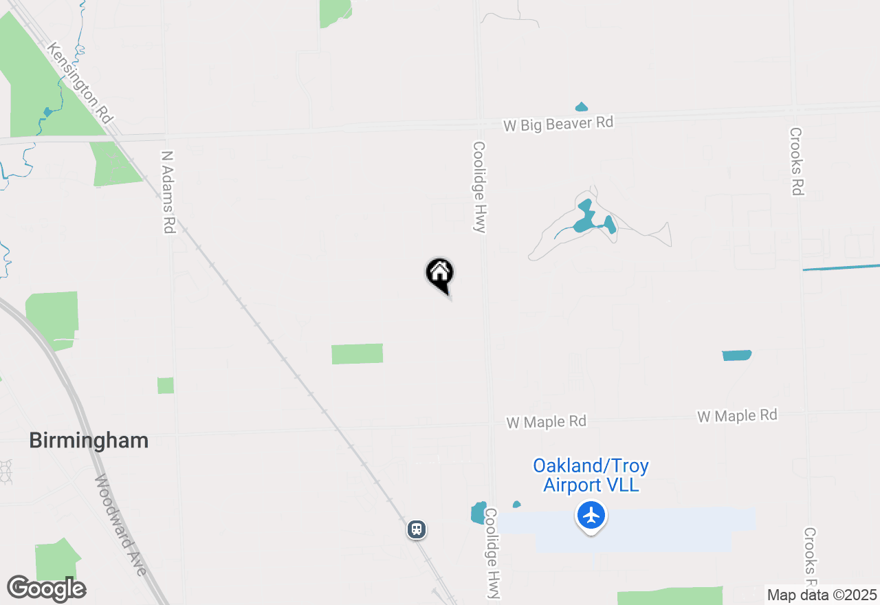 Map of 2626 Pembroke Road, Birmingham, MI 48009