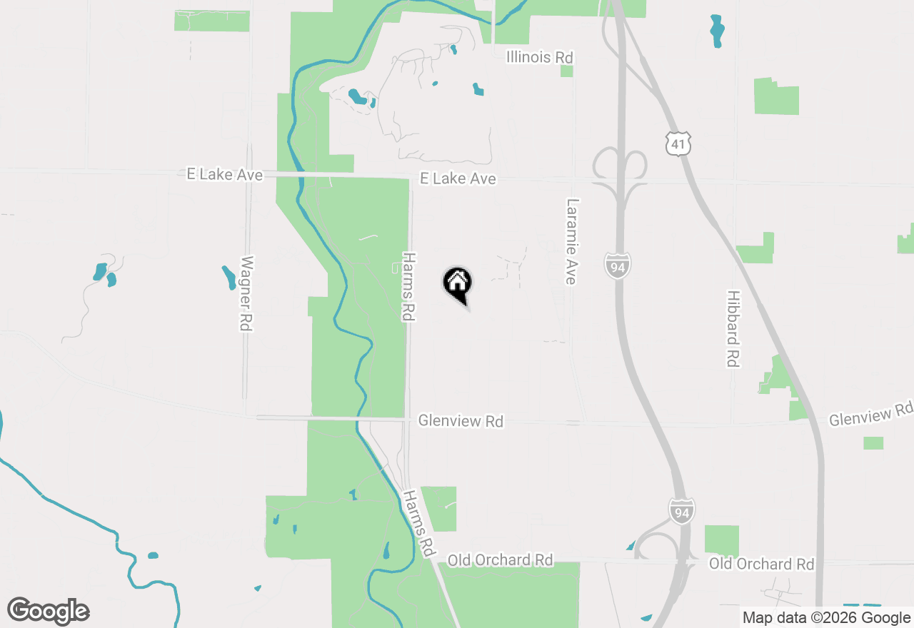 Map of 1032 Heatherfield Lane, Glenview, IL 60025