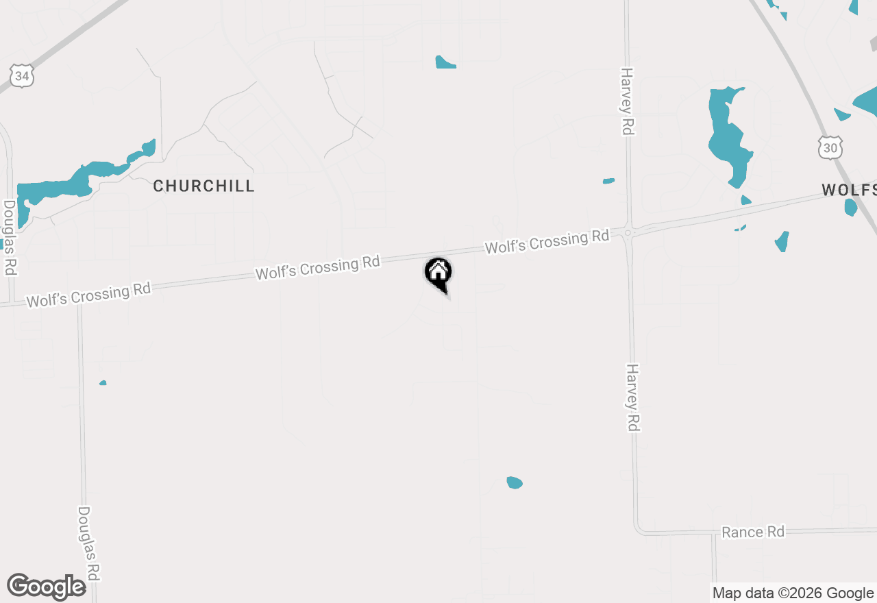 Map of 2276 Barbera Drive, Oswego, IL 60543