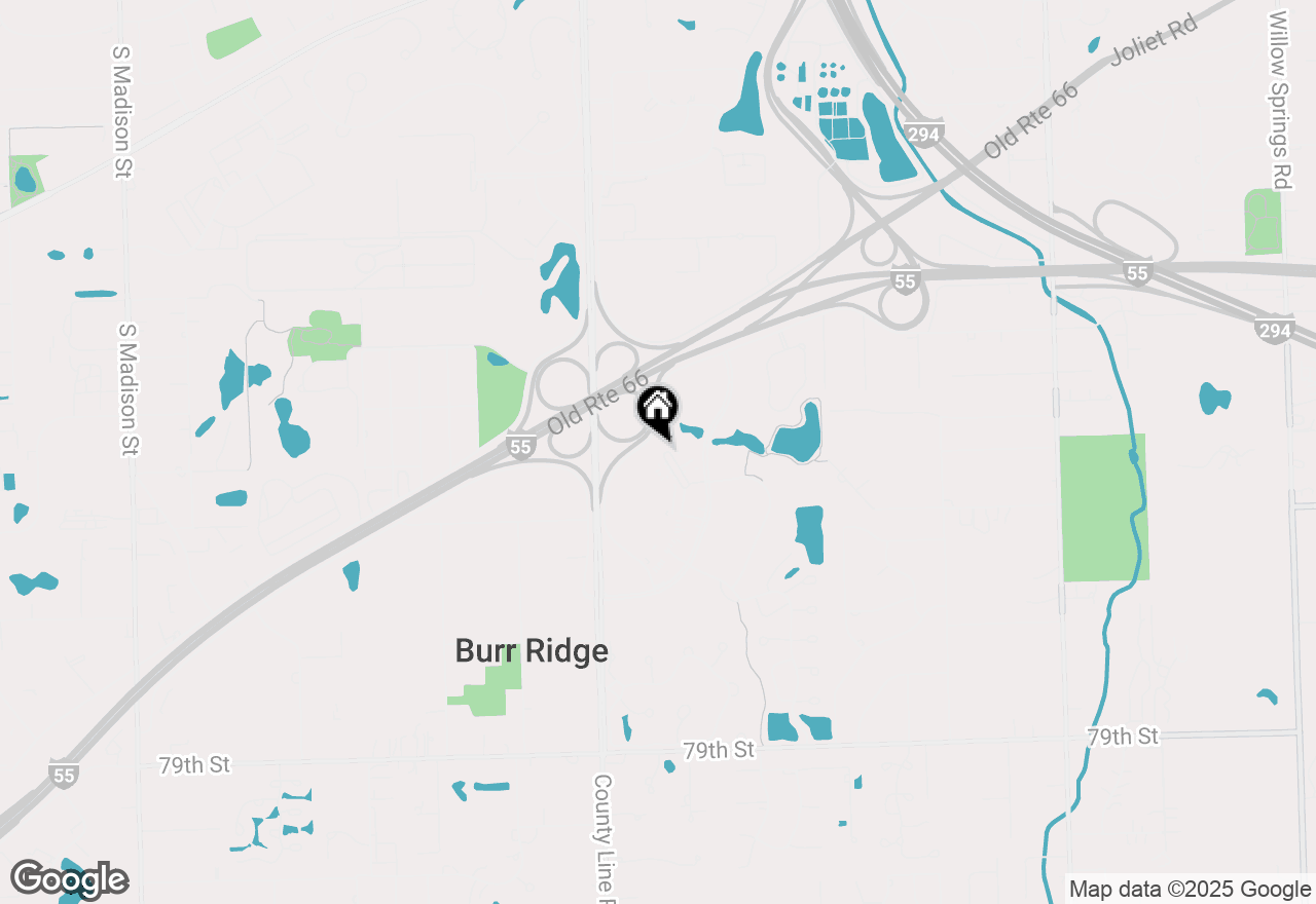 Map of 1000 Village Center Drive #409, Burr Ridge, IL 60527