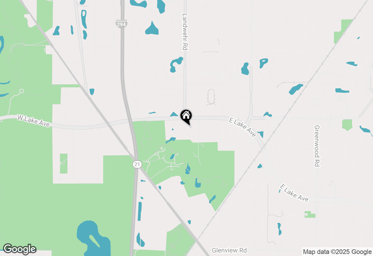 Map of 4115 W Lake Avenue, Glenview, IL 60025