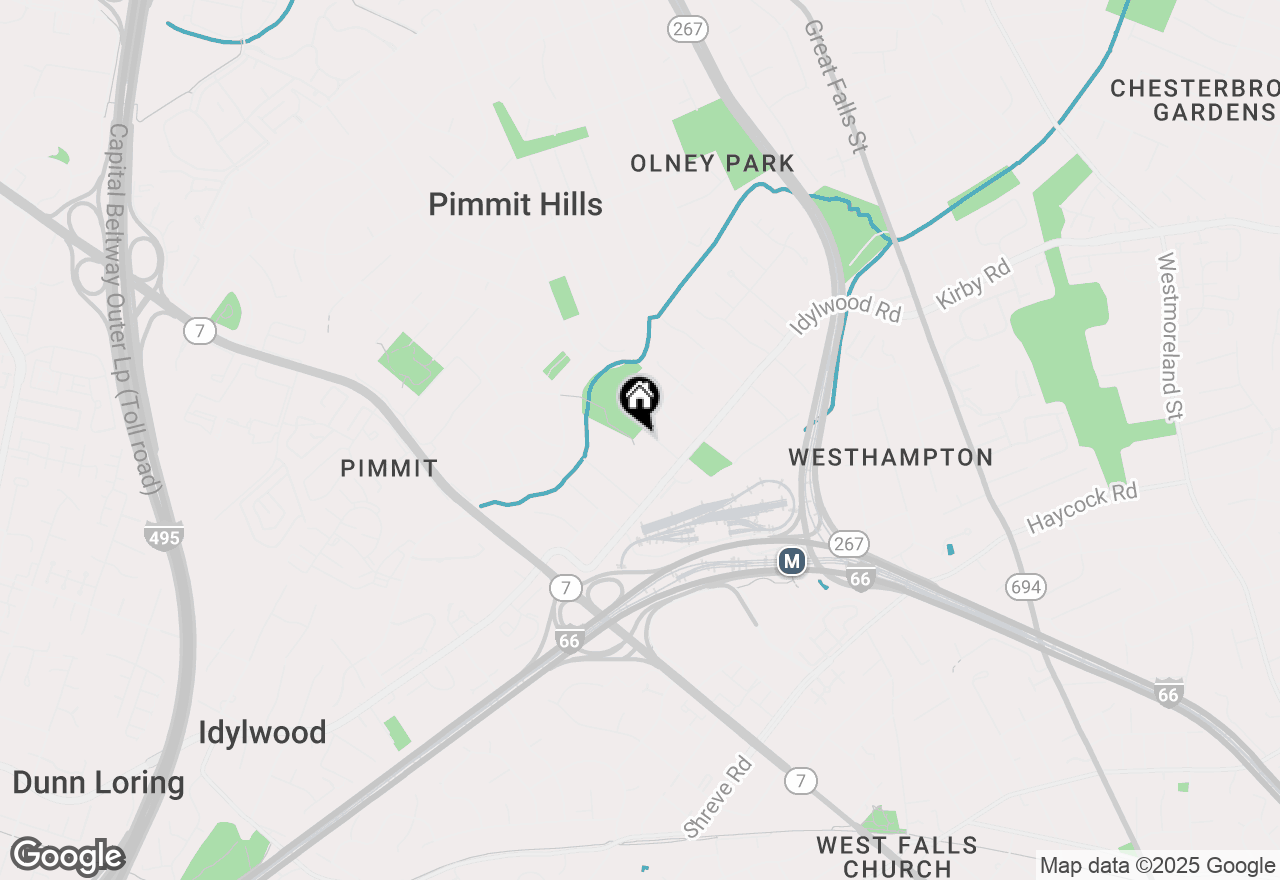 Map of 7221 Hyde Road, Falls Church, VA 22043