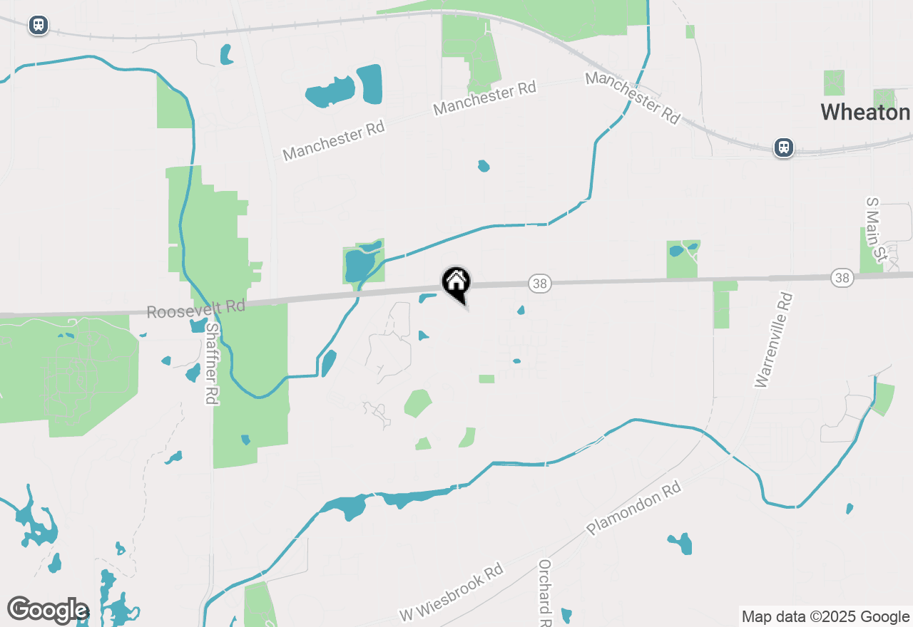 Map of 1808 Ennis Lane #86D, Wheaton, IL 60189