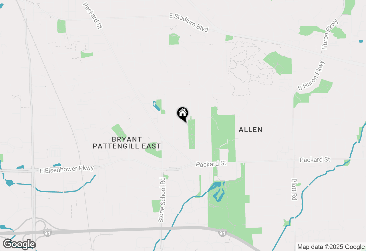 Map of 2756 Kimberley Road, Ann Arbor, MI 48104