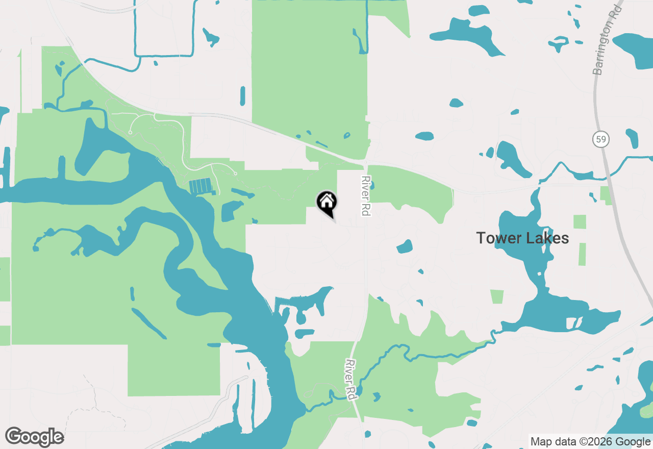 Map of (Address confidential), Barrington, Illinois 60010