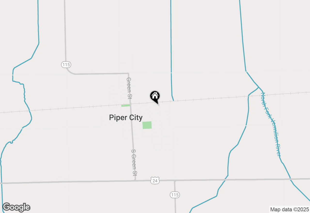 Map of 218 E Peoria Street, Piper City, IL 60959