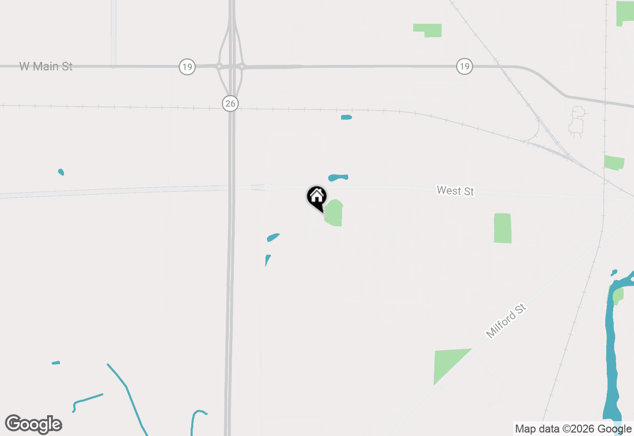 Map of 613 Hunter Oaks Blvd, Watertown, WI 53094
