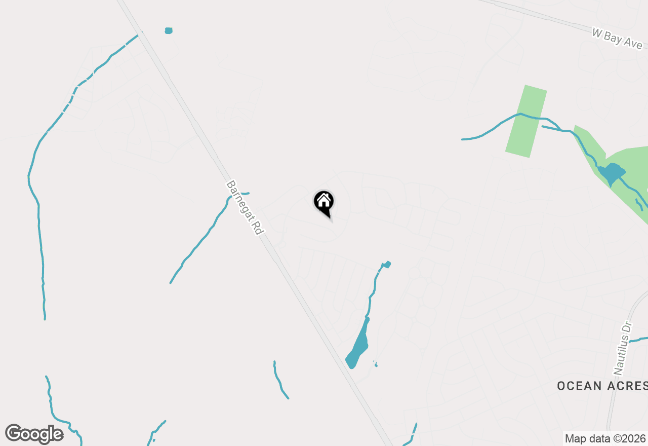 Map of 46 Mulberry Drive, Manahawkin, NJ 08050