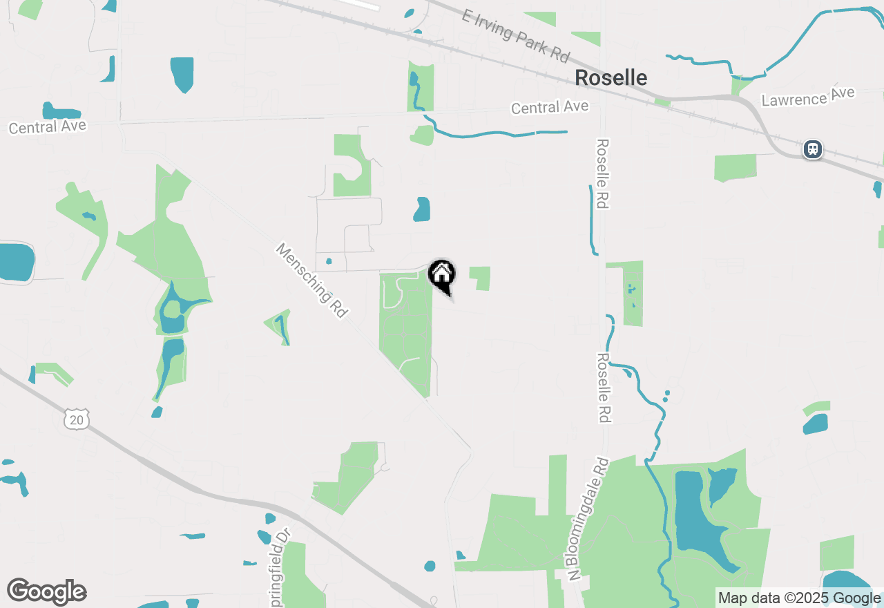 Map of 370 W Walnut Street, Roselle, IL 60172