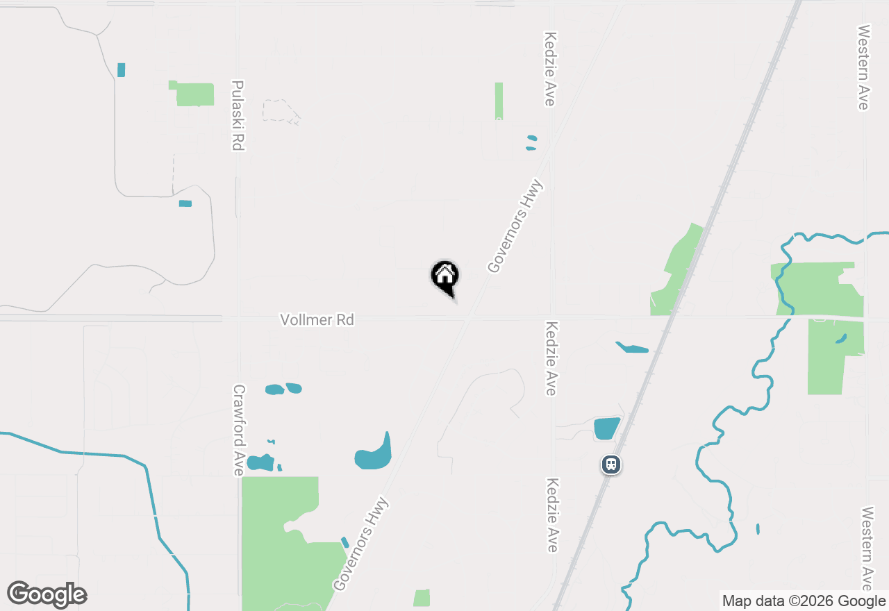 Map of 3439 Vollmer Road #108, Flossmoor, IL 60422