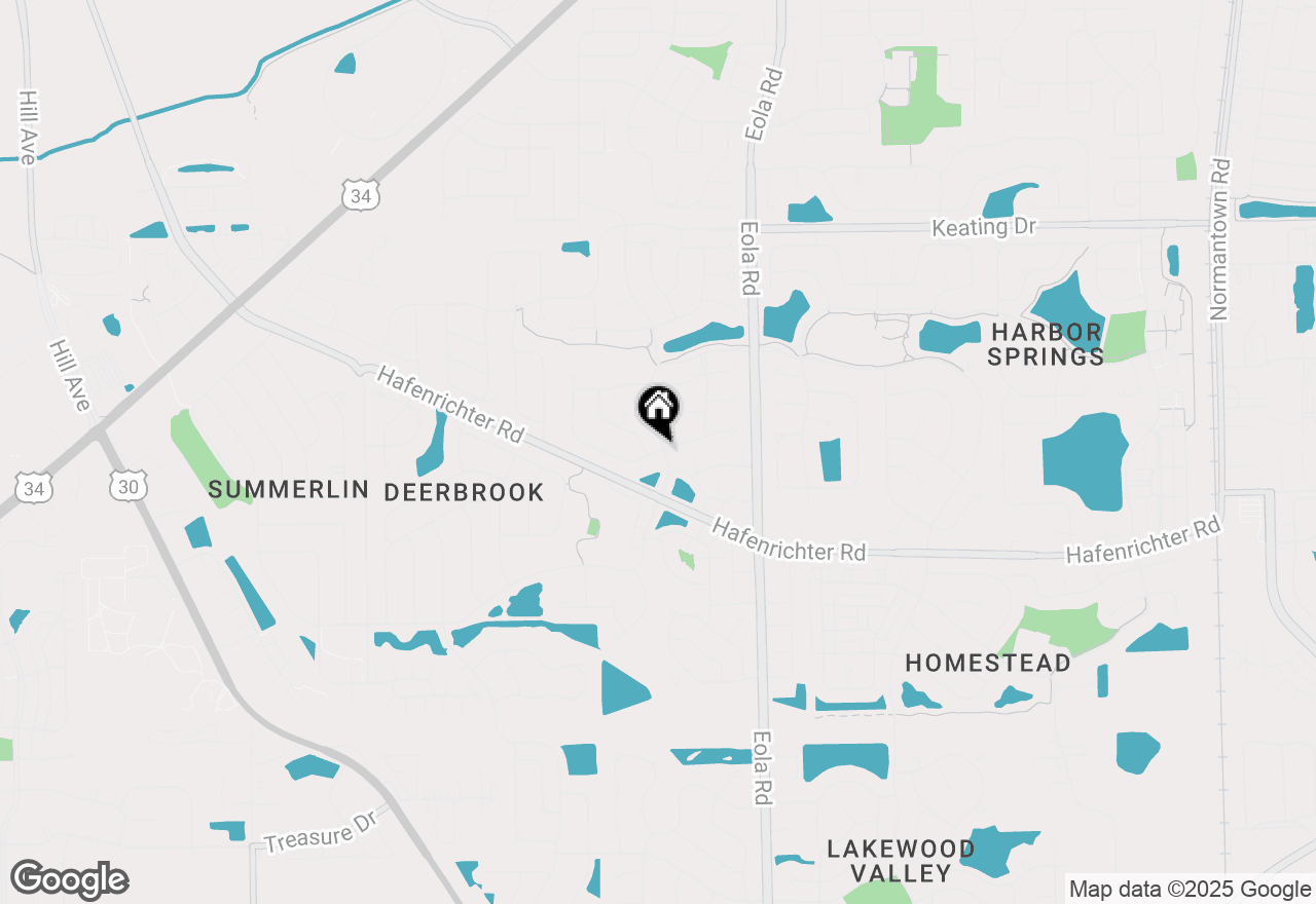 Map of 2164 Clementi Lane, Aurora, IL 60503