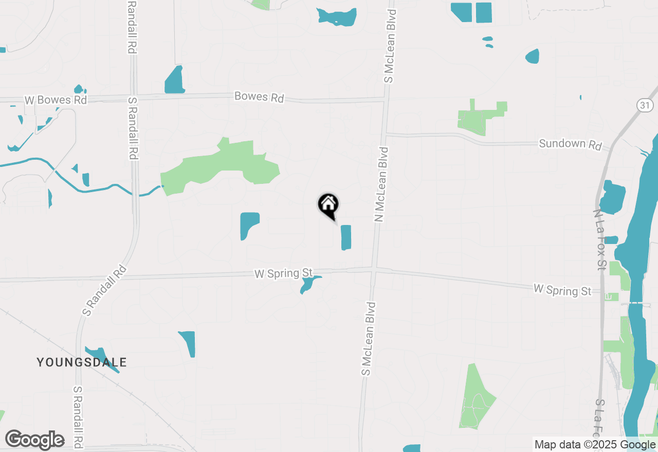 Map of 512 Lowell Drive, South Elgin, IL 60177