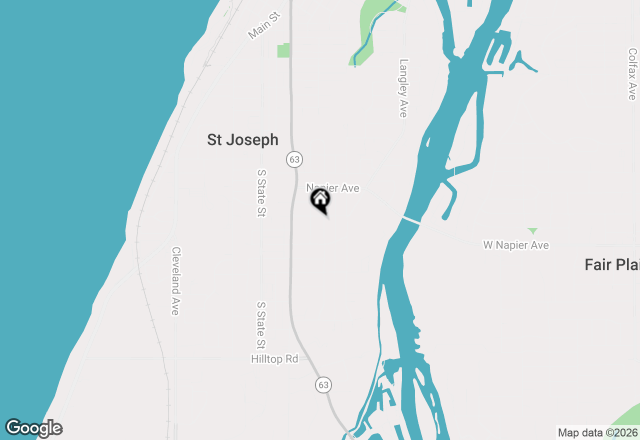 Map of 2602 Willa Drive, St. Joseph, MI 49085