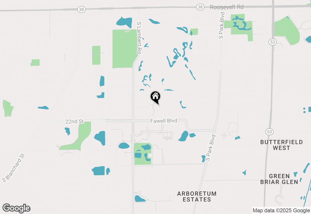 Map of 363 Pembroke Lane #3, Glen Ellyn, IL 60137