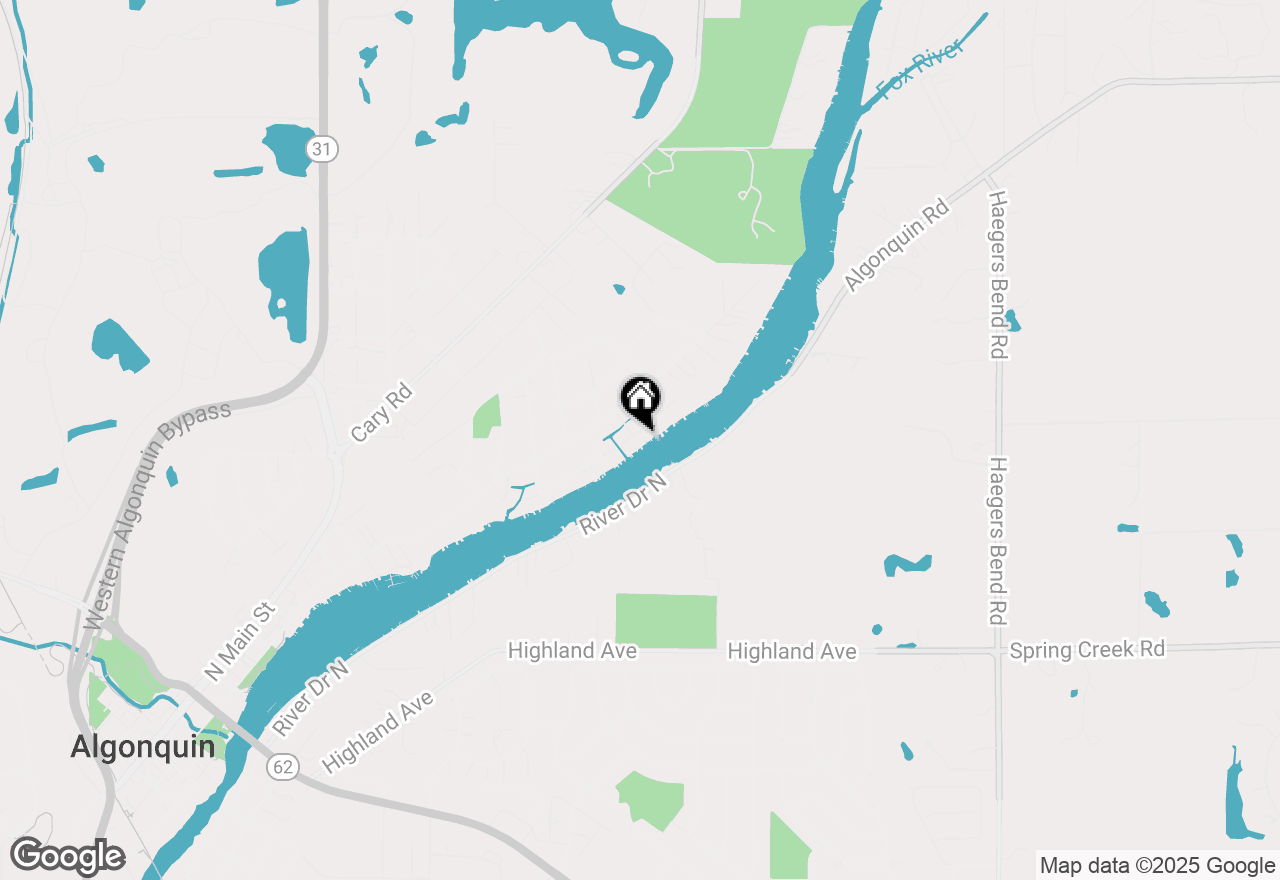 Map of 1539 Lowe Drive, Algonquin, IL 60102