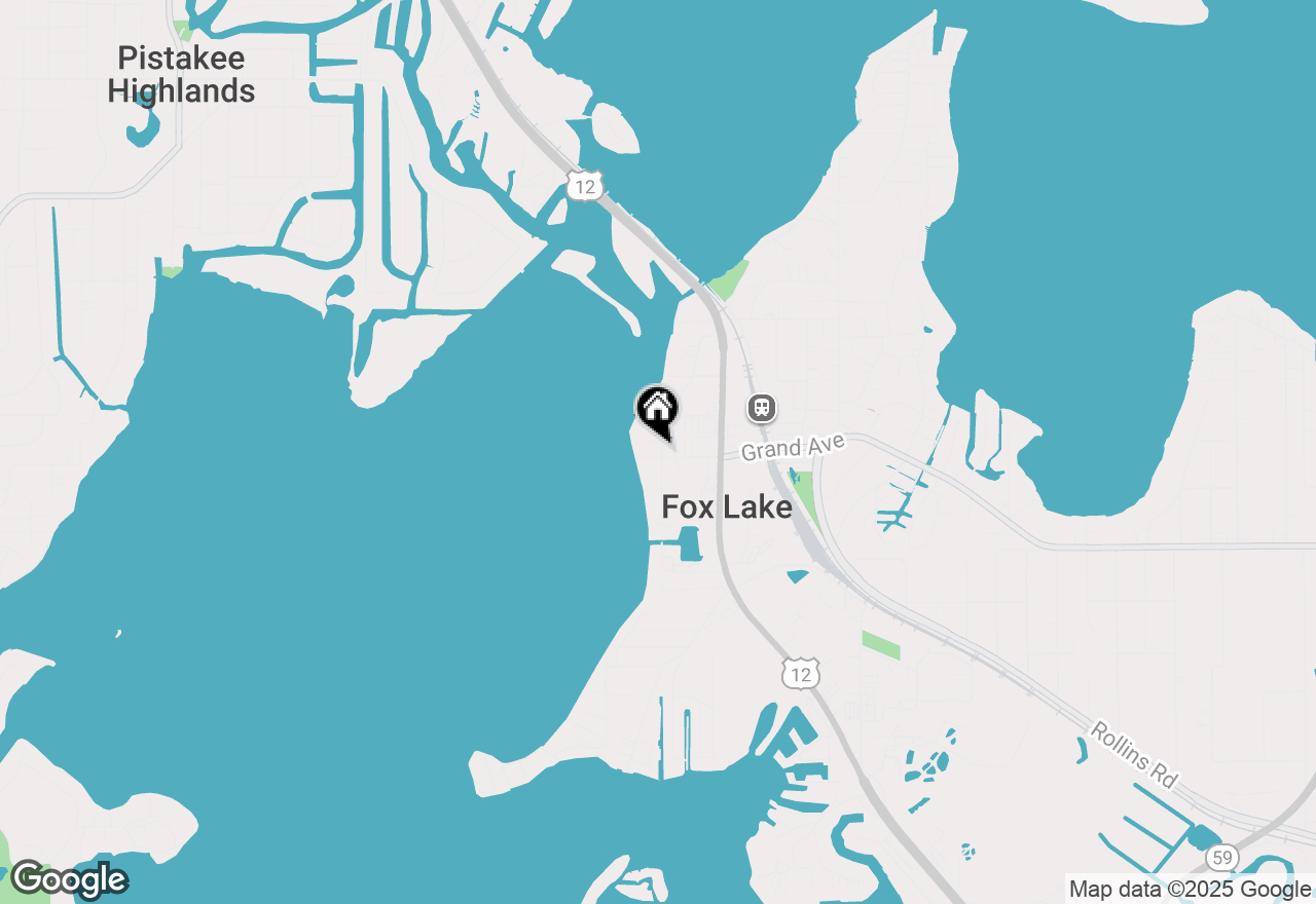 Map of 28 E Grand Avenue #1, Fox Lake, IL 60020