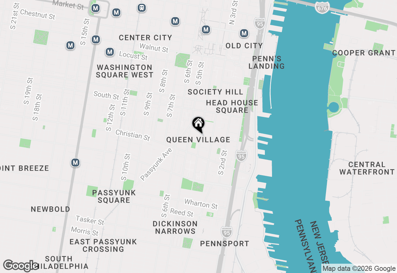 Map of 754 S 4th Street #203, Philadelphia, PA 19147