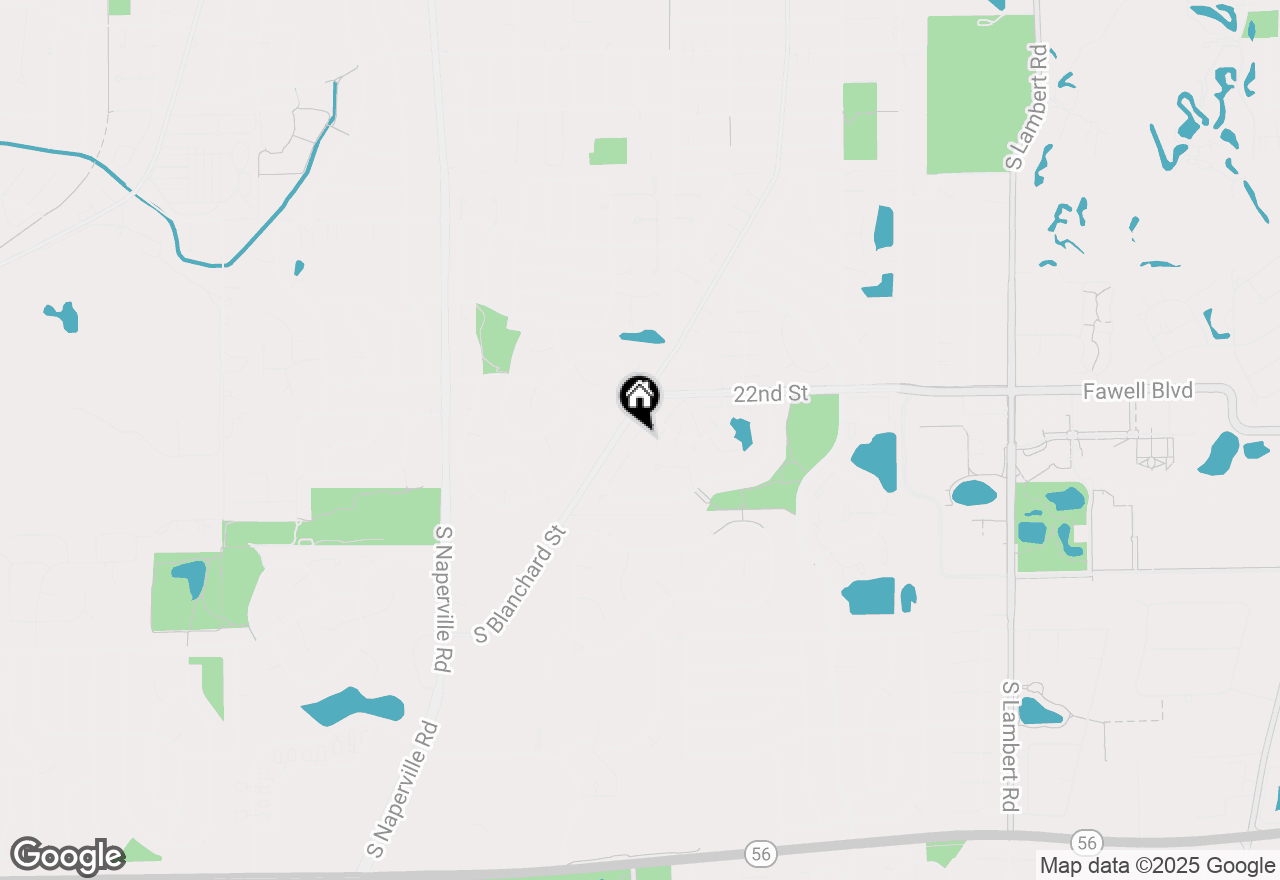 Map of 1687 Williamsburg Court #B, Wheaton, IL 60189