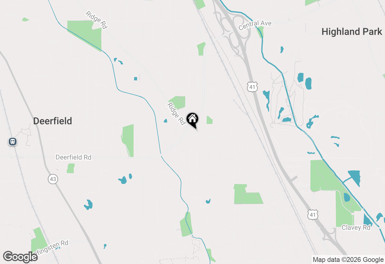 Map of 943 Lilac Lane, Highland Park, IL 60035