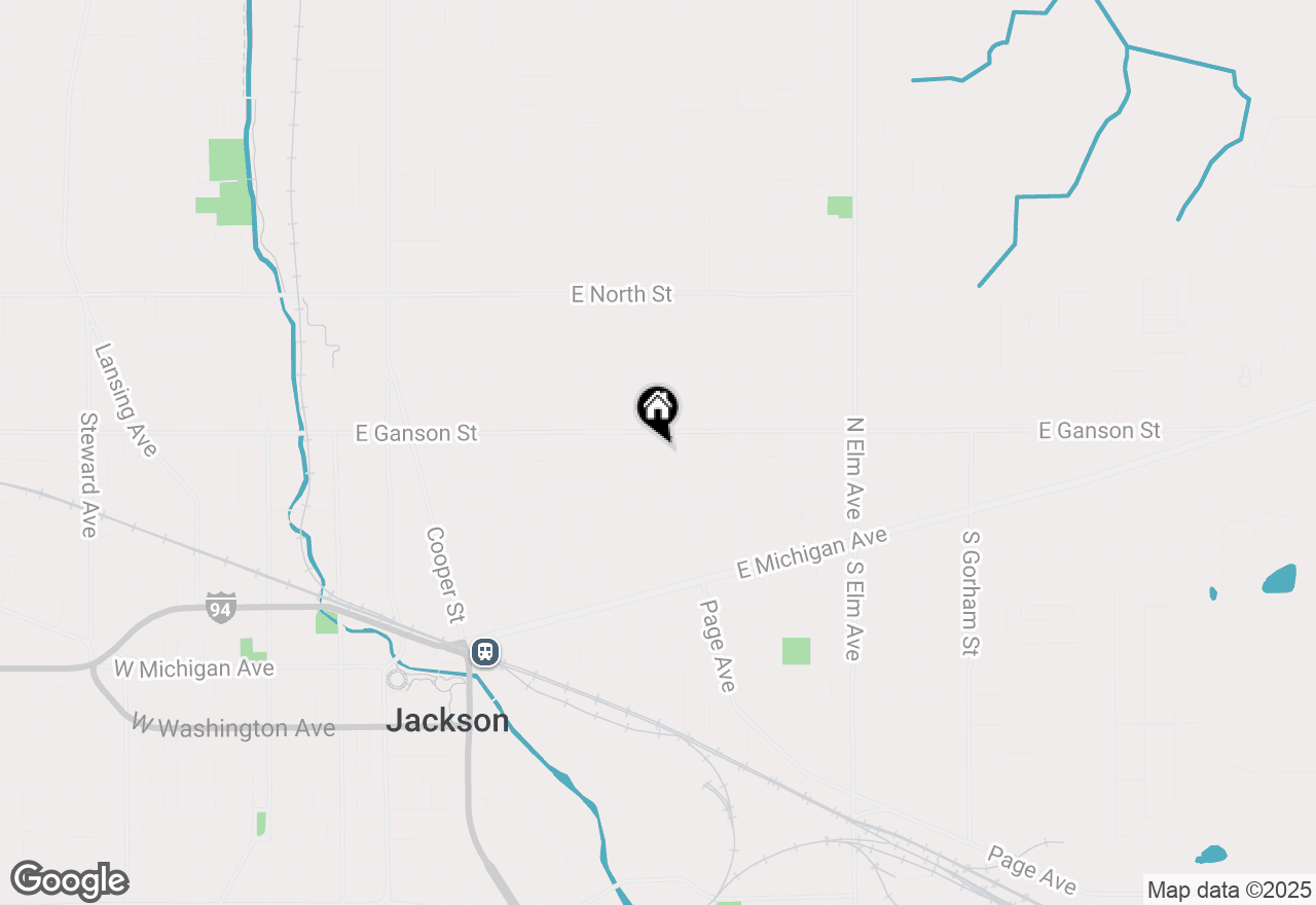 Map of 1118 Burr Street, Jackson, MI 49201