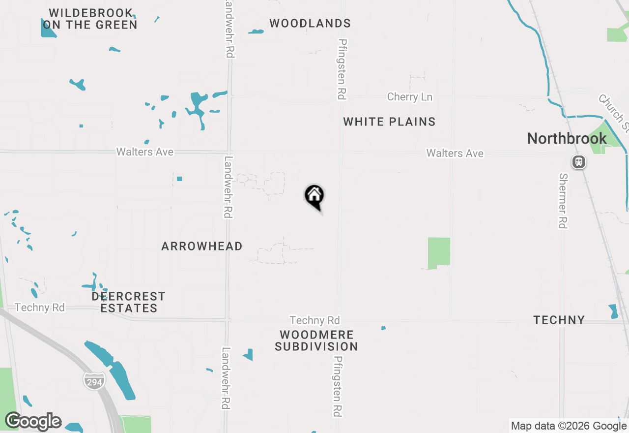 Map of 2895 Keystone Road, Northbrook, IL 60062