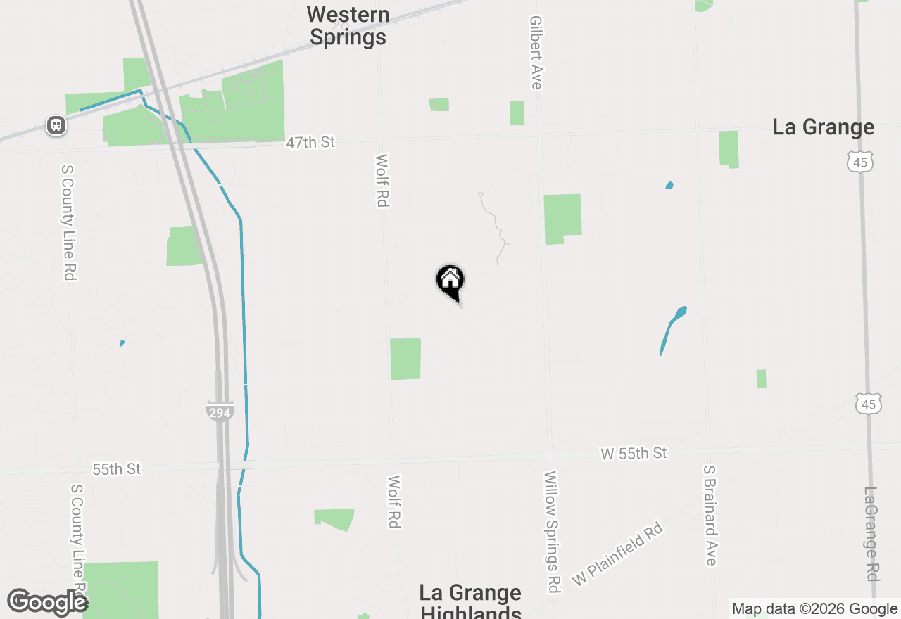 Map of 503 51st Street, Western Springs, IL 60558