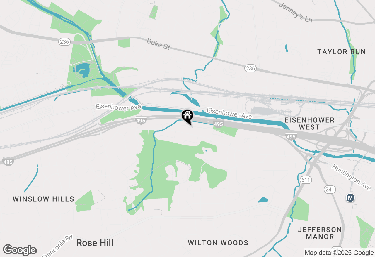 Map of 3836 Elmwood Towne Way, Alexandria, VA 22303