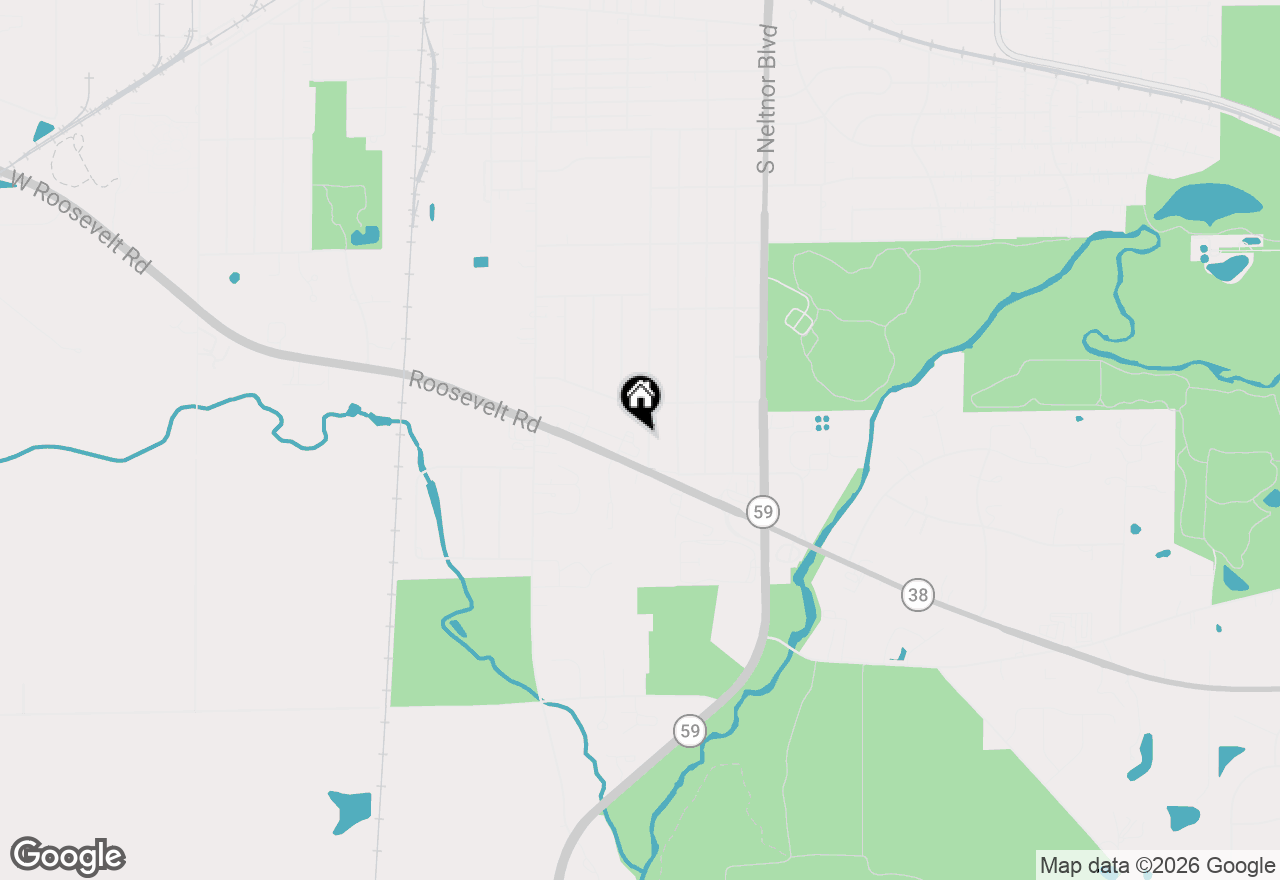 Map of 1228 Bishop Street, West Chicago, IL 60185