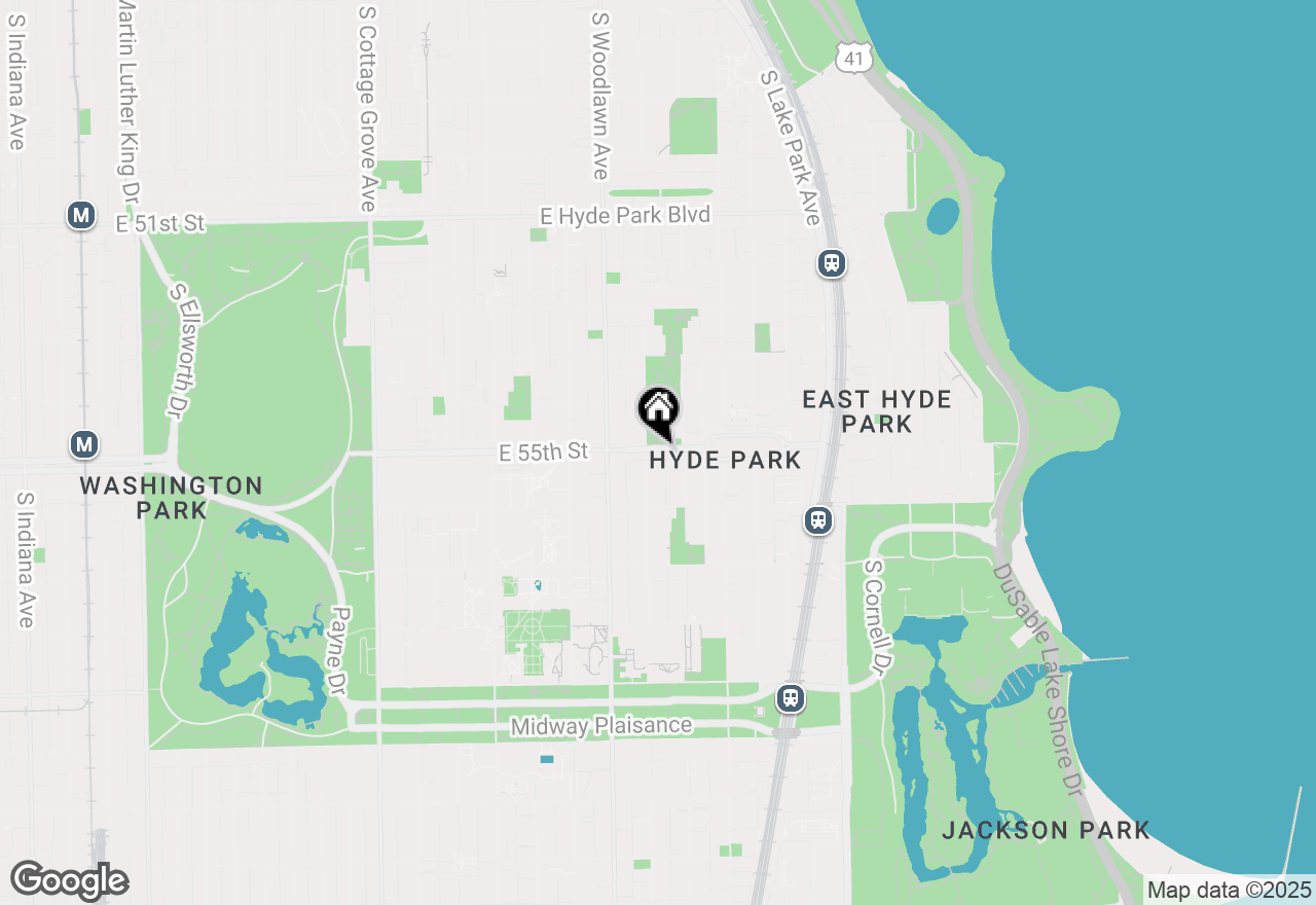 Map of 1311 E 55th Street, Chicago, IL 60615