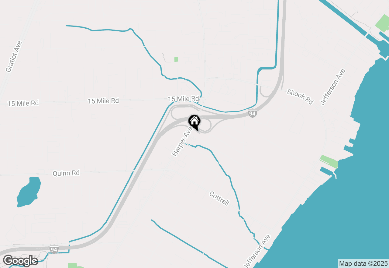 Map of 23851 Trombley Street, Clinton Township, MI 48035