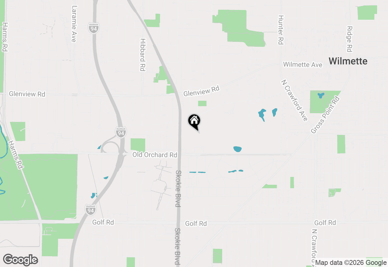 Map of 10111 Old Orchard Court #301, Skokie, IL 60076