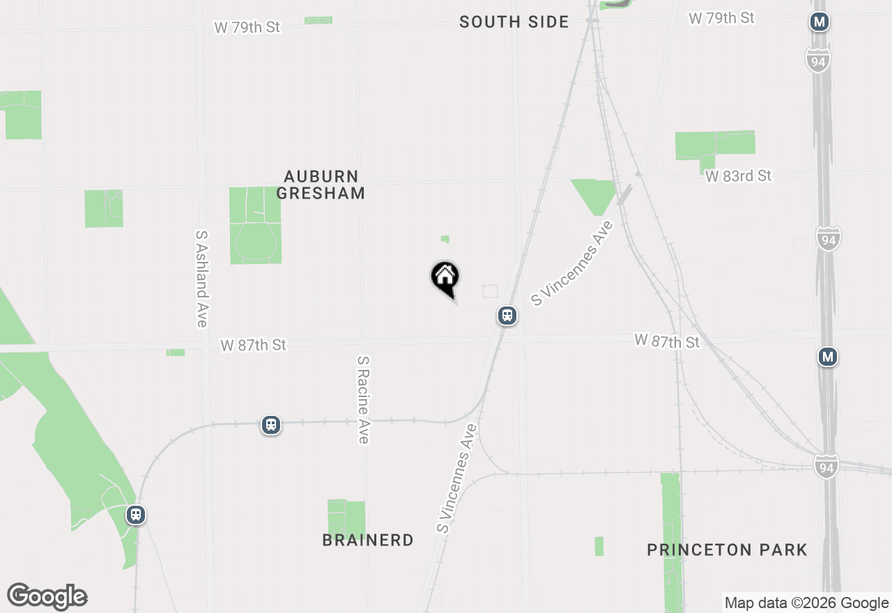 Map of 8607 S Morgan Street, Chicago, IL 60620