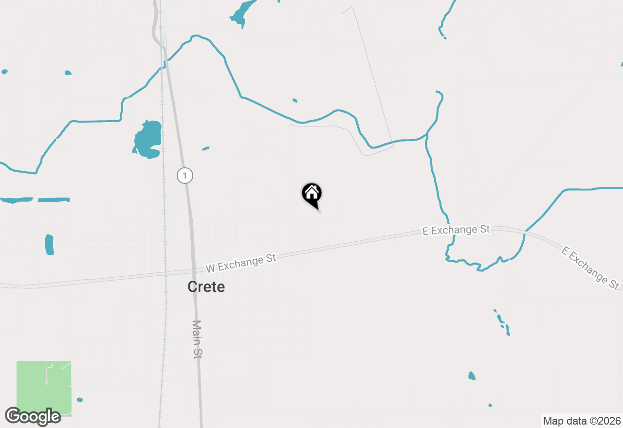 Map of 249 Milburn Avenue, Crete, IL 60417