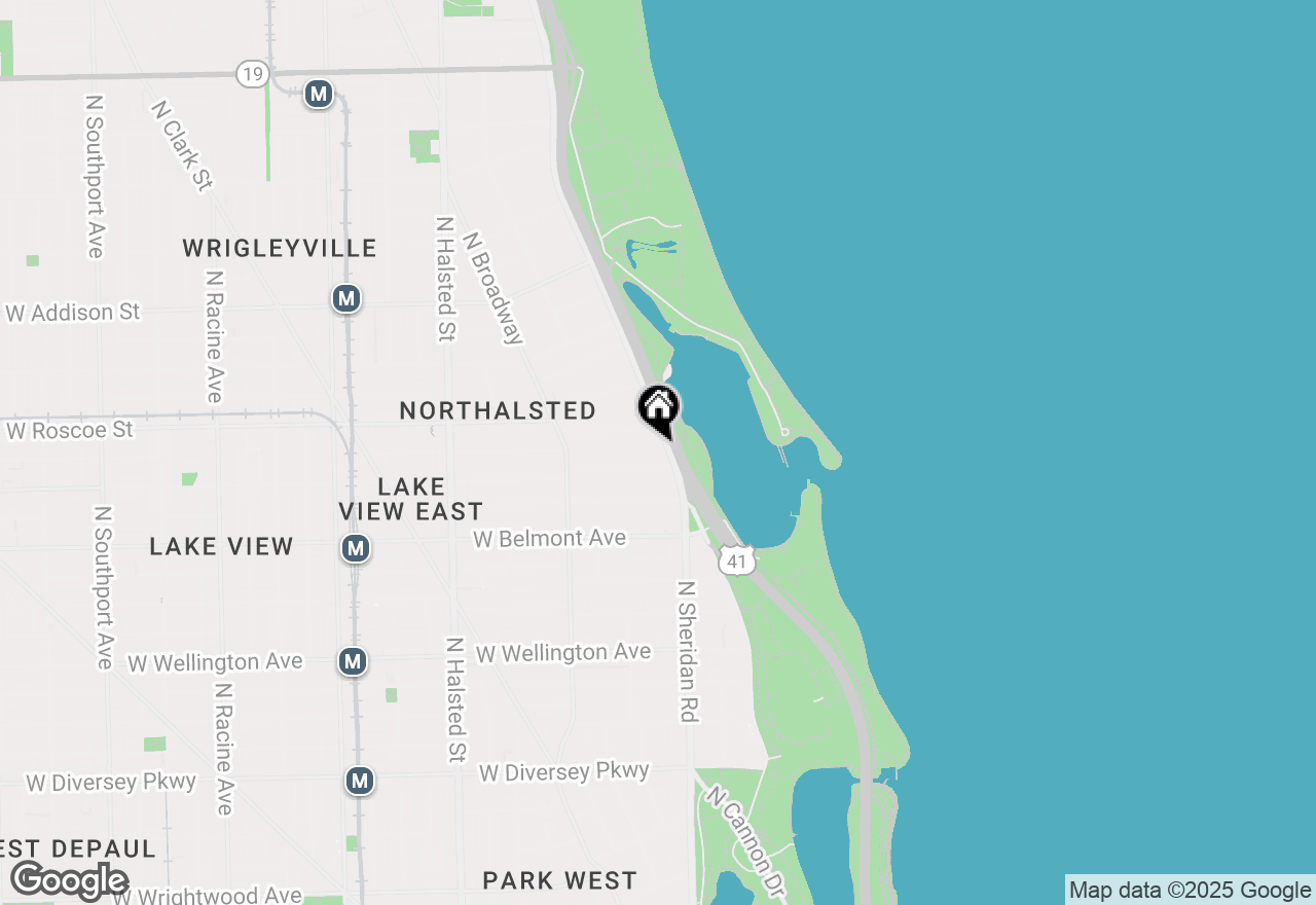 Map of 3314 N Lake Shore Drive #8D, Chicago, IL 60657