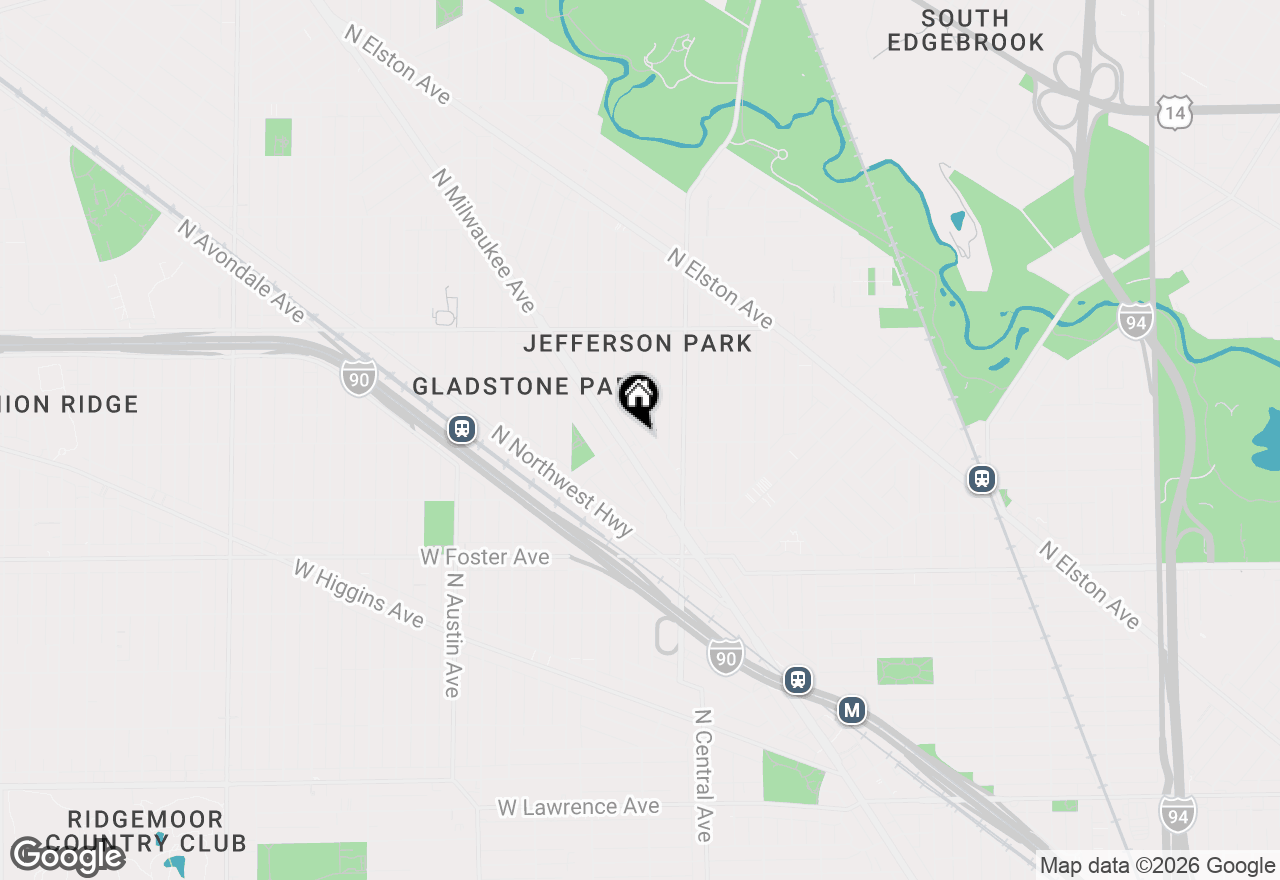 Map of (Address confidential), Chicago, Illinois 60630