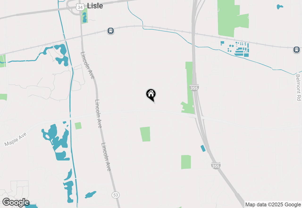 Map of 707 Inverness Road, Lisle, IL 60532