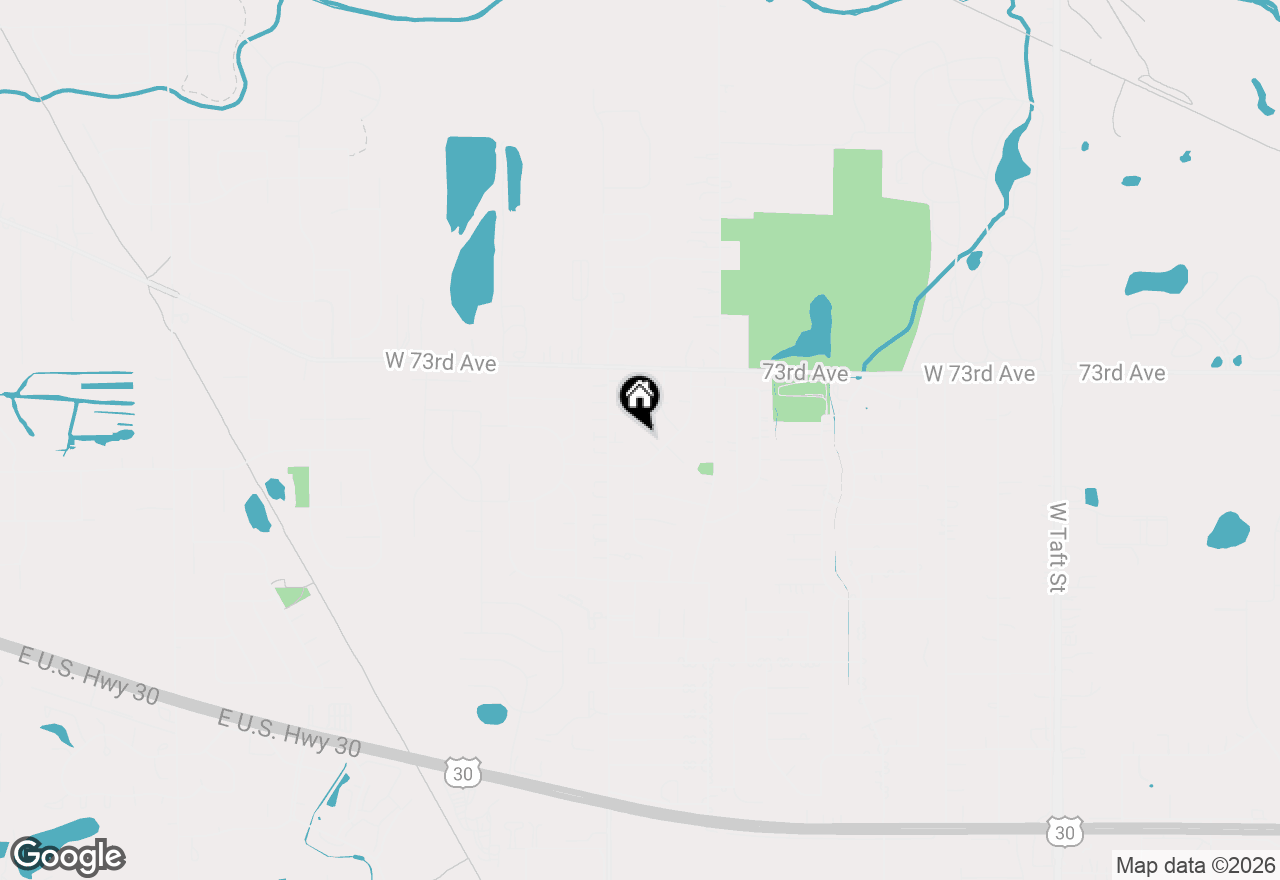 Map of 3617 W 74th Court #C, Merrillville, IN 46410