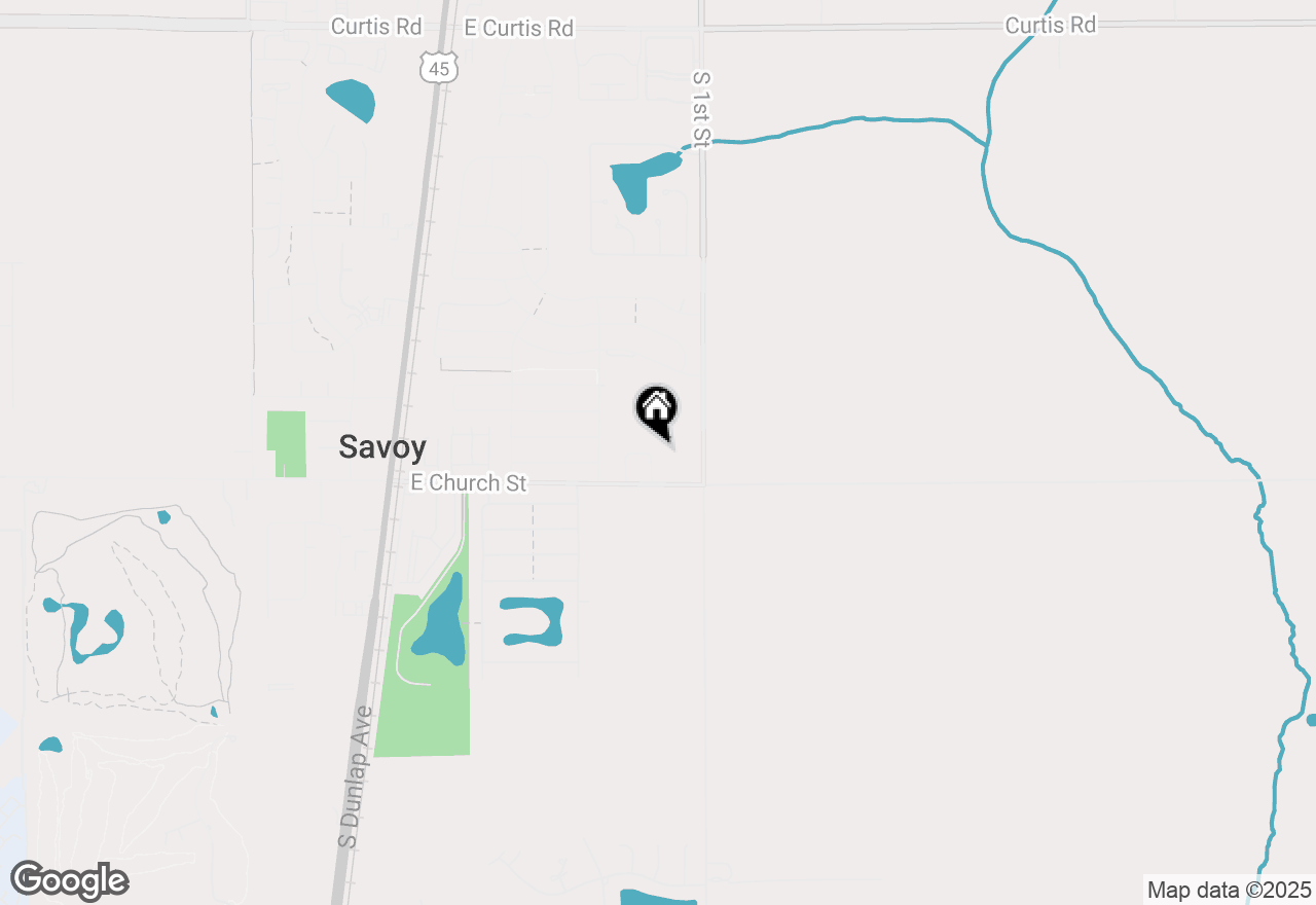 Map of 22 Parsley Drive, Savoy, IL 61874