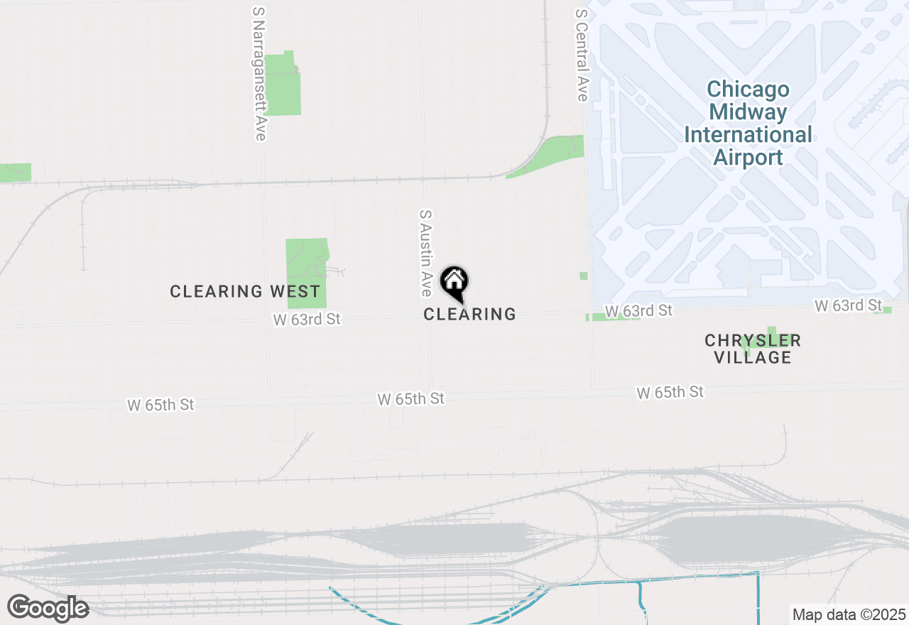 Map of 6255 S Mason Avenue #3B, Chicago, IL 60638