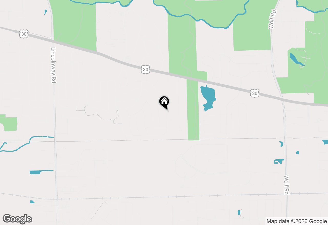 Map of (Address confidential), New Lenox, Illinois 60451