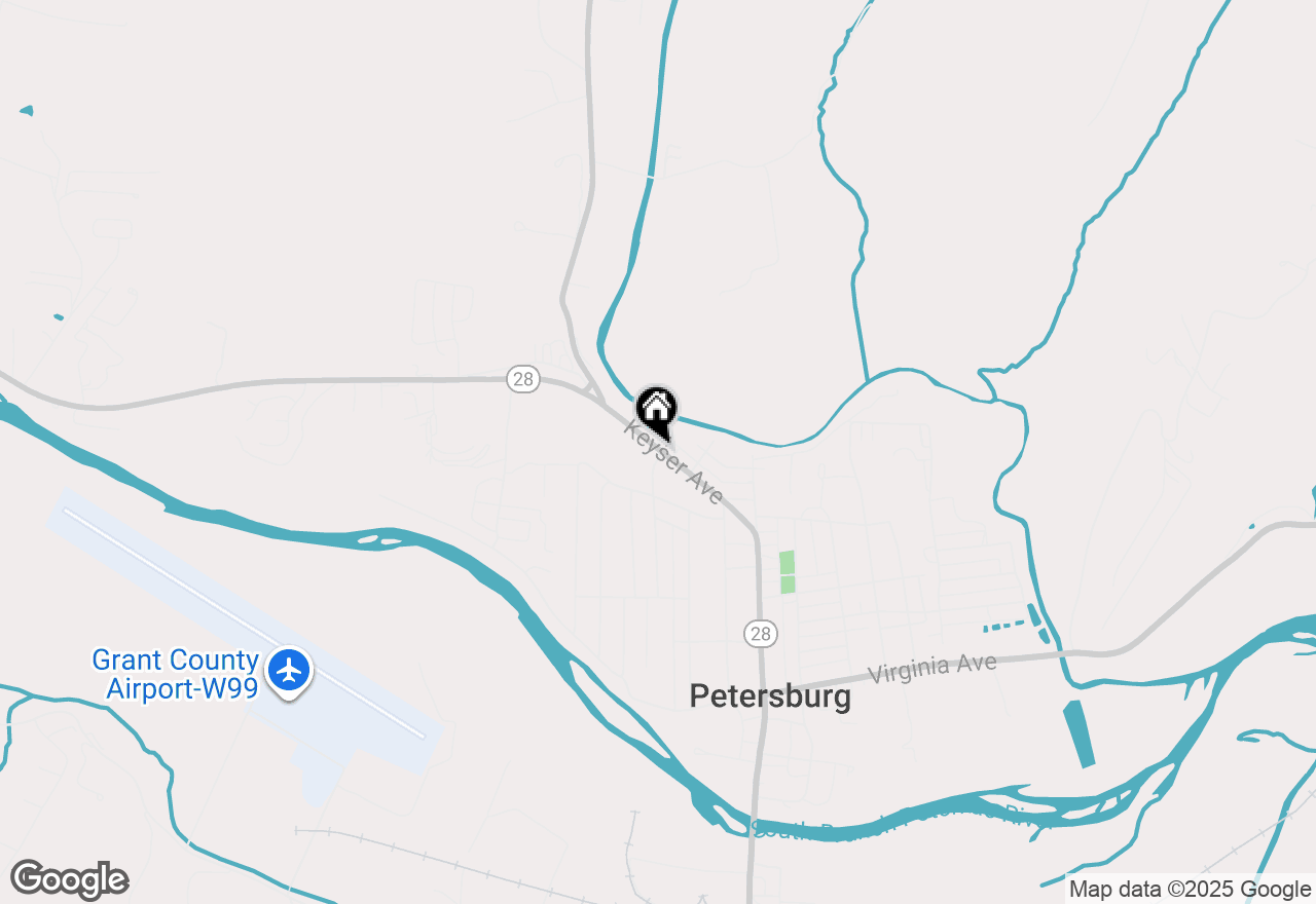 Map of 421 Keyser Avenue, Petersburg, WV 26847