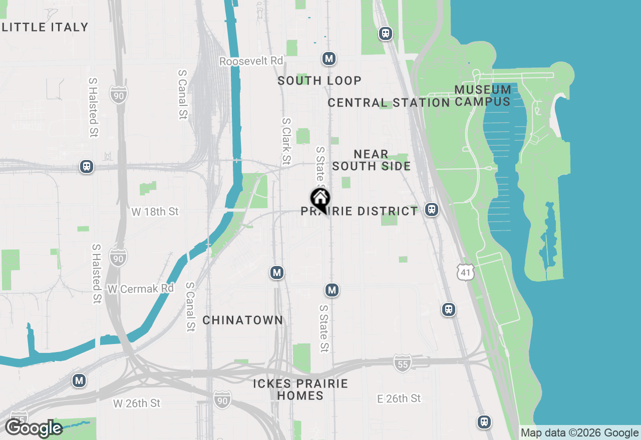 Map of 1812 S State Street #19, Chicago, IL 60616