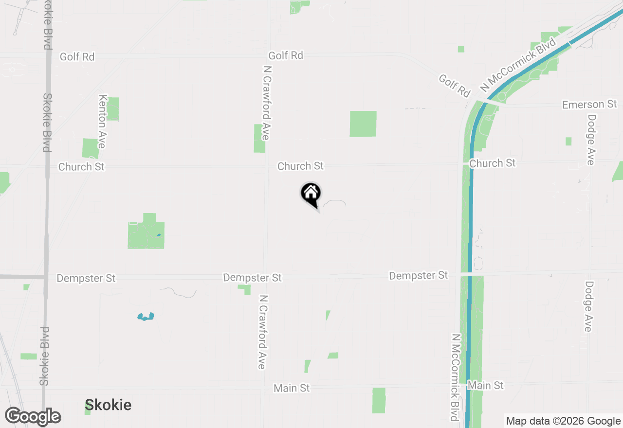 Map of 9010 Samoset Trail, Skokie, IL 60076