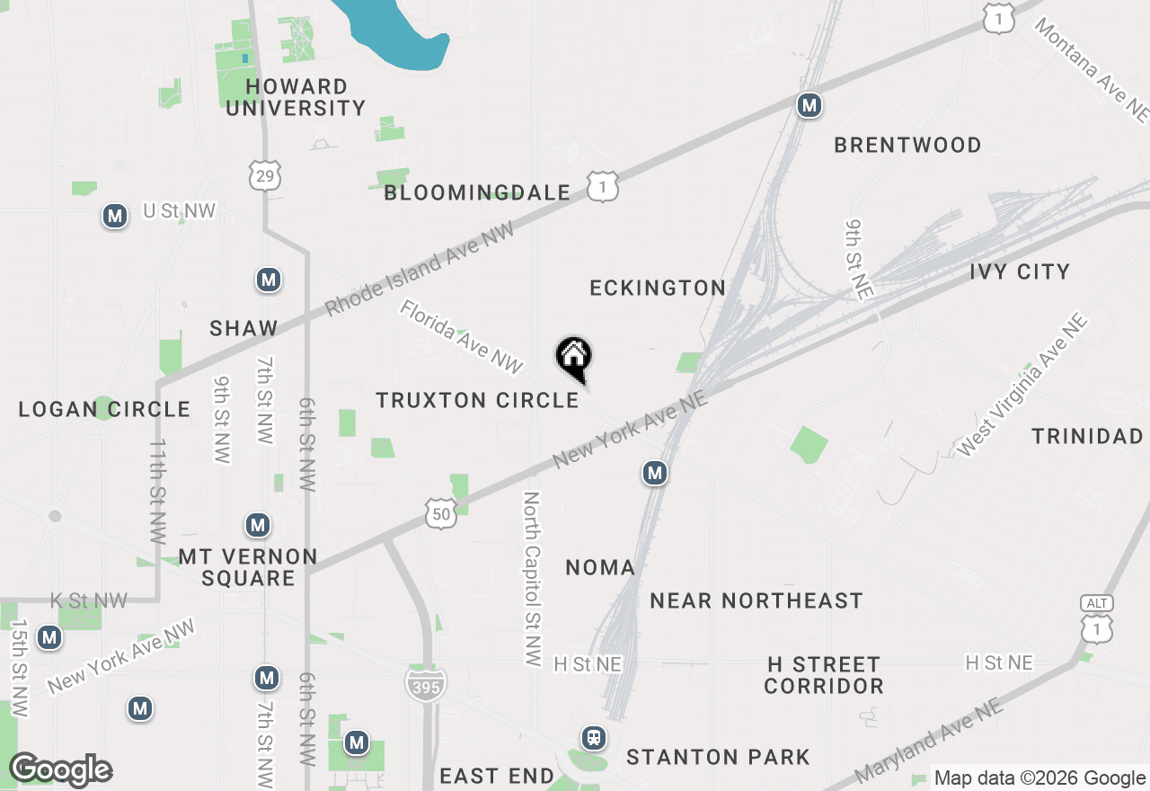 Map of 50 Florida Ave Ne #725, Washington, DC 20002