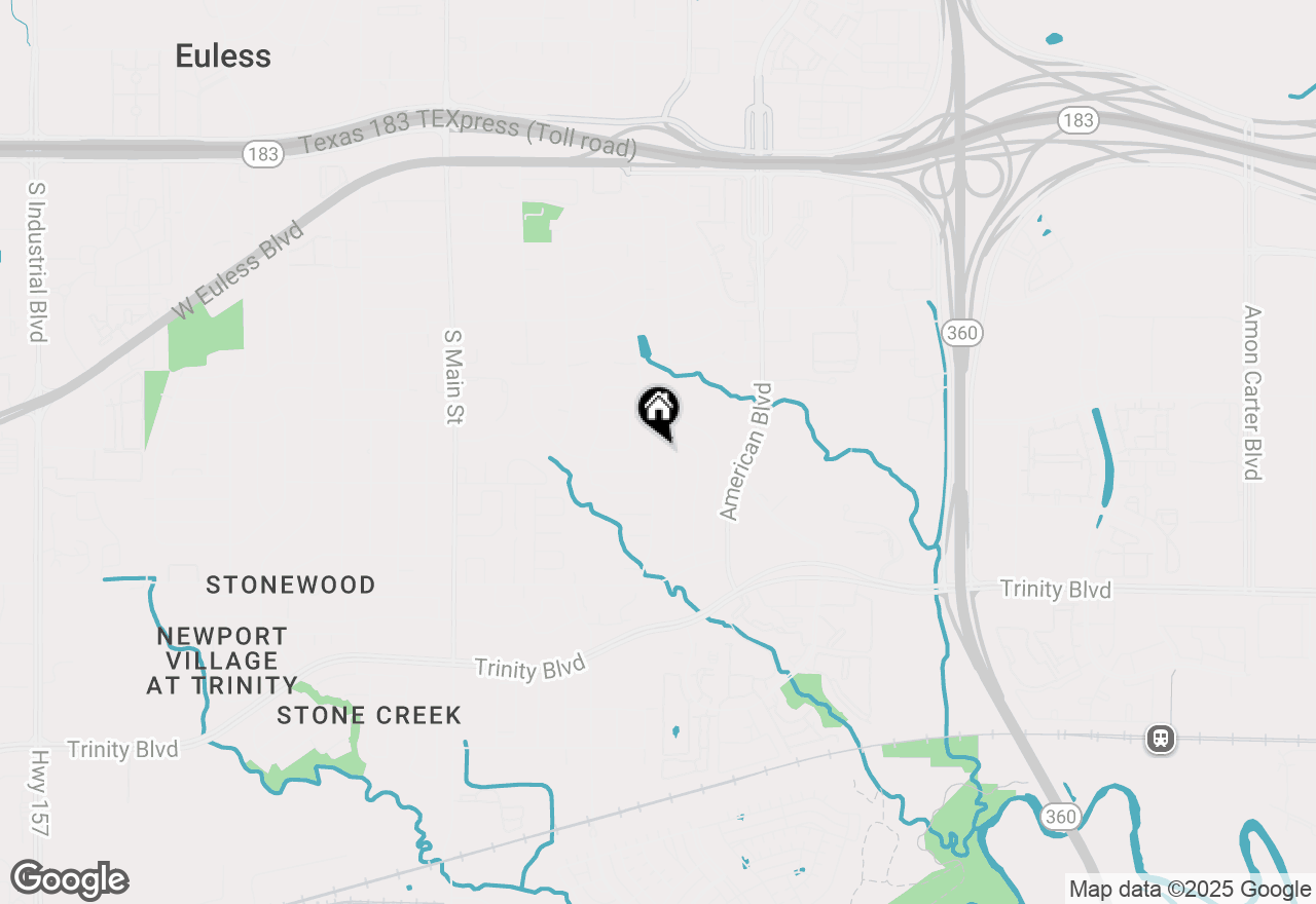 Map of 801 Dickey Drive, Euless, TX 76040