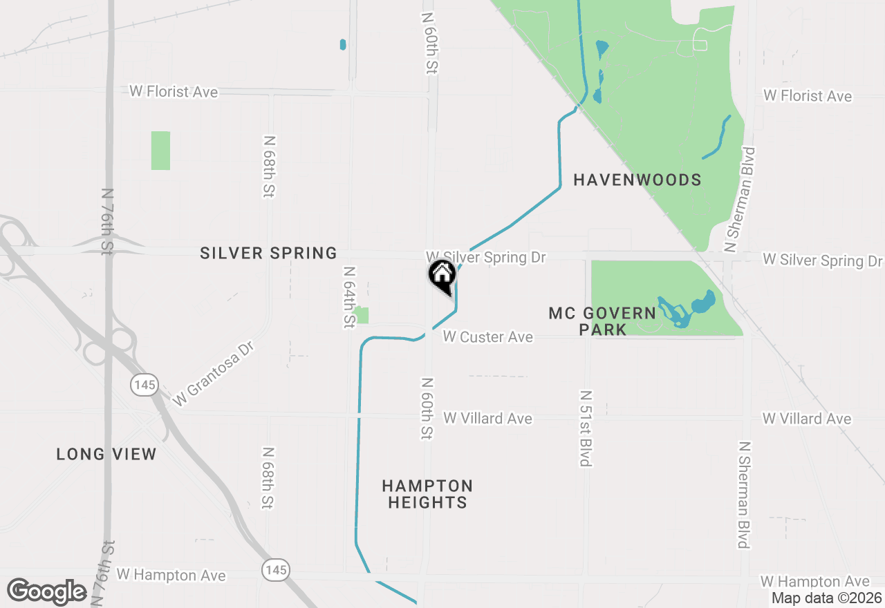 Map of 5469 N 58th St, Milwaukee, WI 53218
