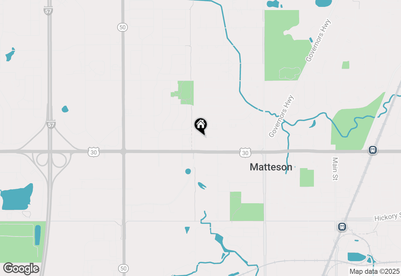 Map of 1031 Kostner Avenue, Matteson, IL 60443