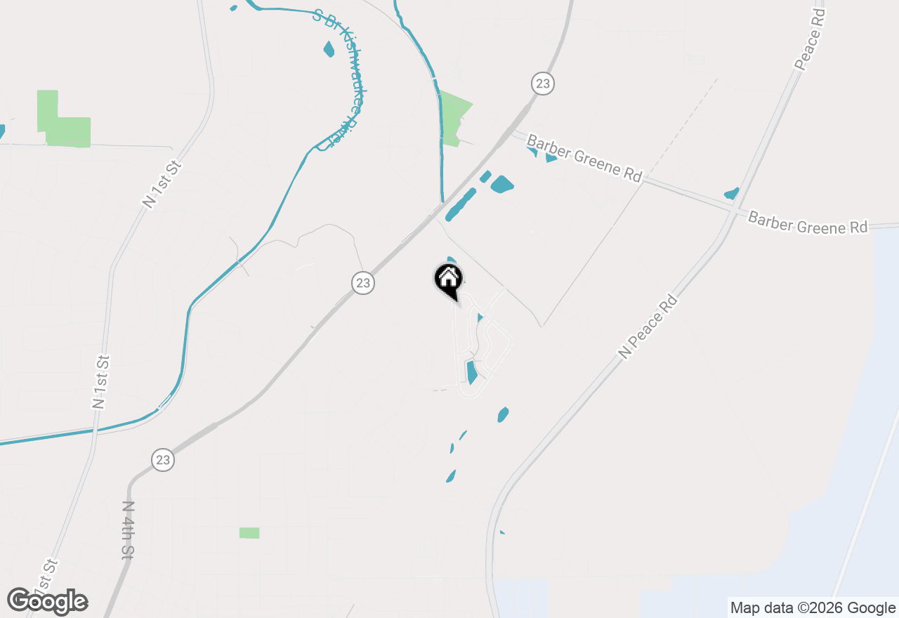 Map of 1535 Reserve Lane #1535, Dekalb, IL 60115