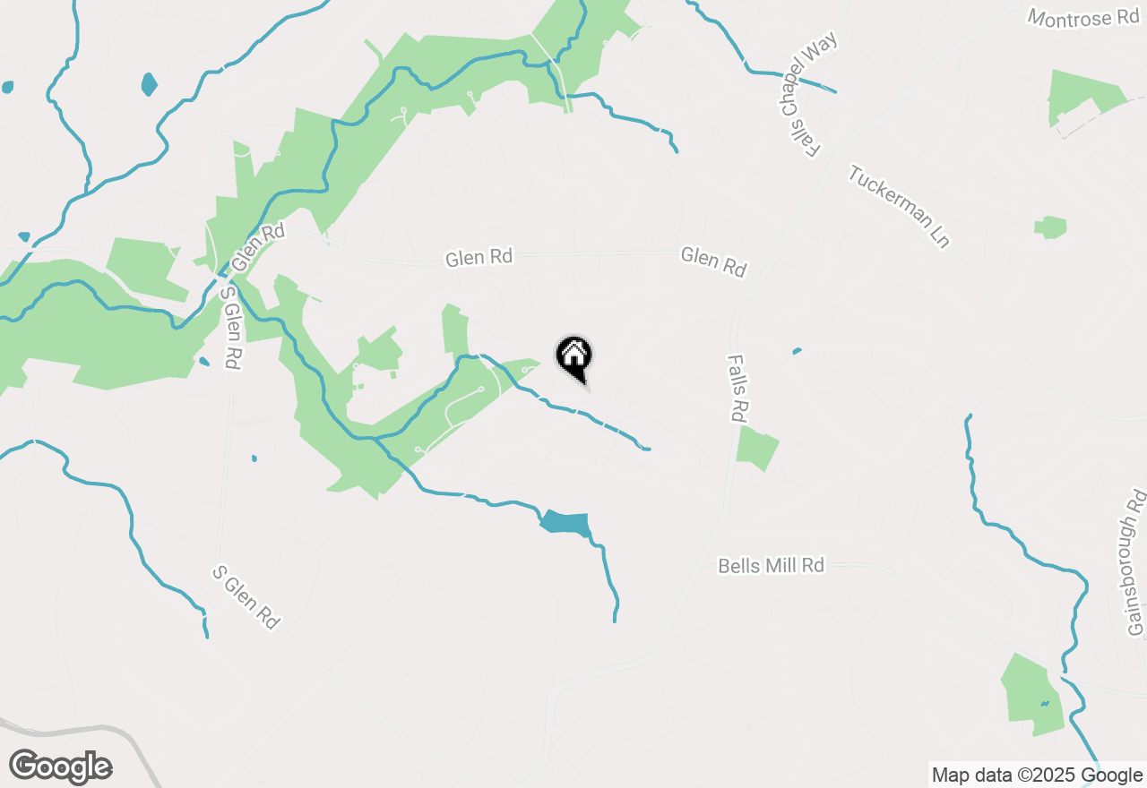 Map of 11300 Broad Green Drive, Potomac, MD 20854